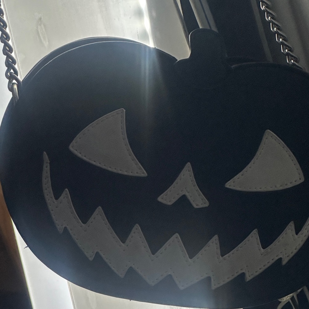 Black Pumpkin Crossbody Bag
